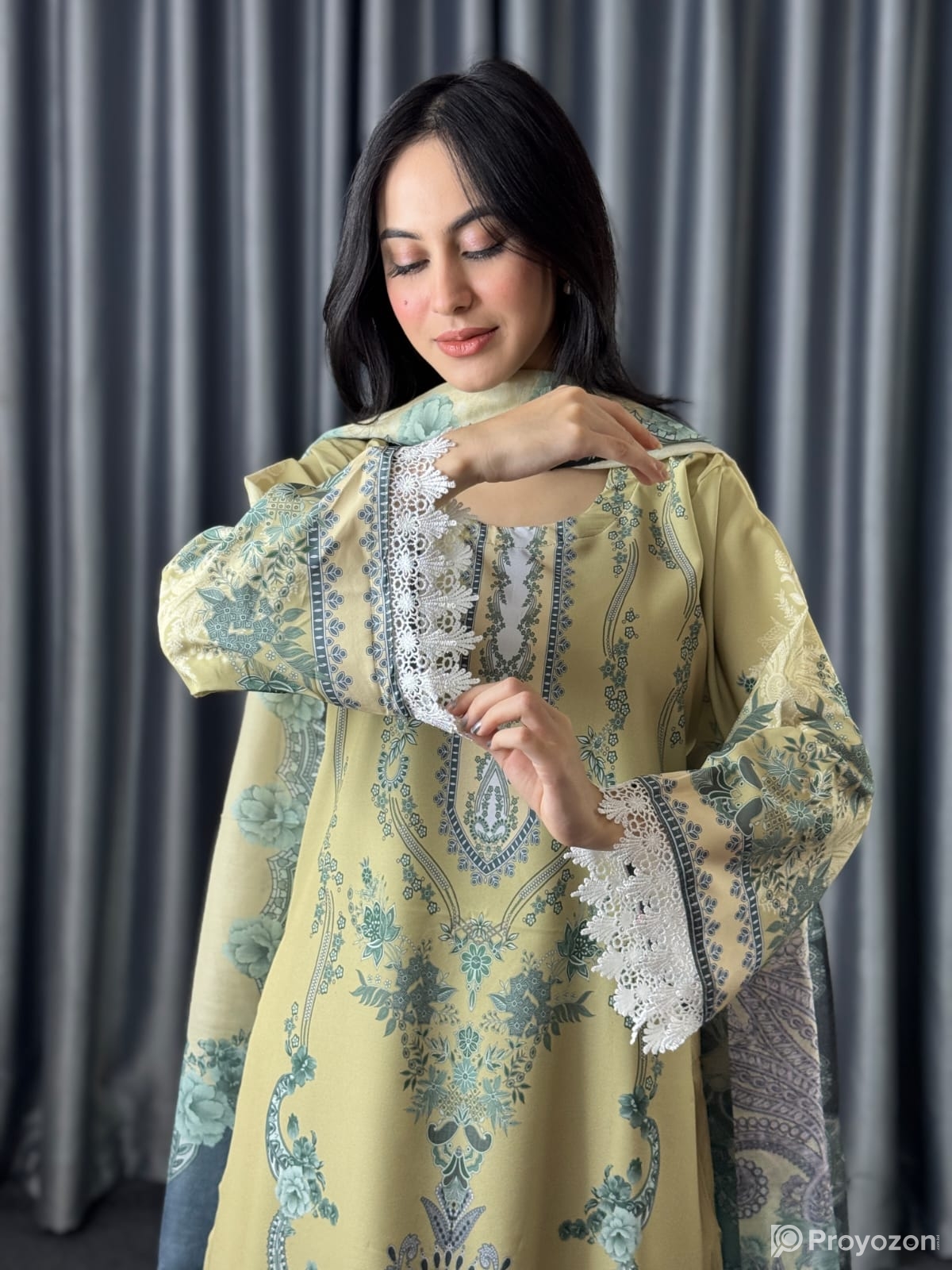 Digital Print Three Piec