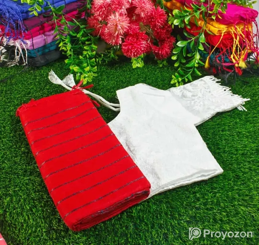 চুমকি শাড়ি এবং ব্লাউজ