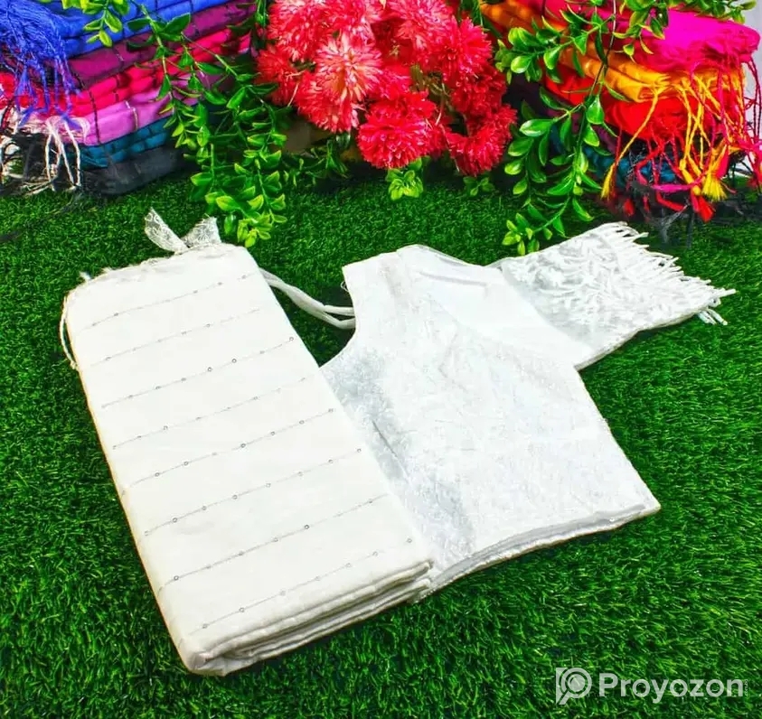 চুমকি শাড়ি এবং ব্লাউজ