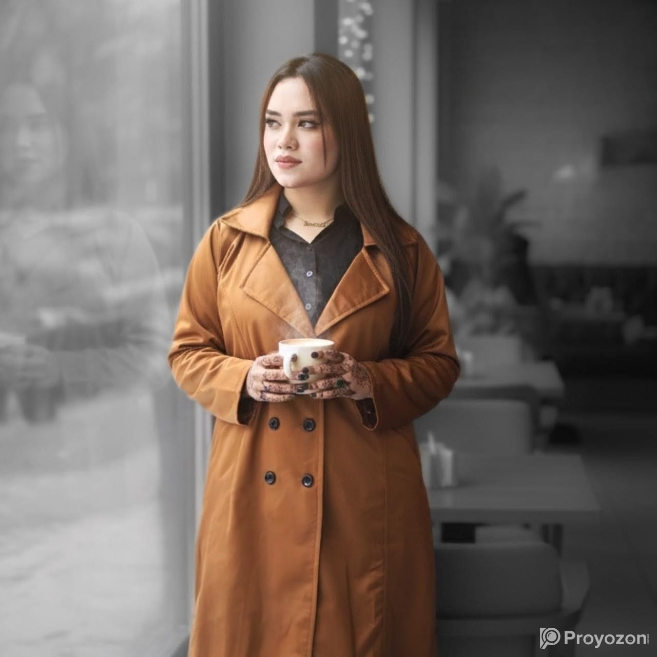 Stylish Ladies Overcoat