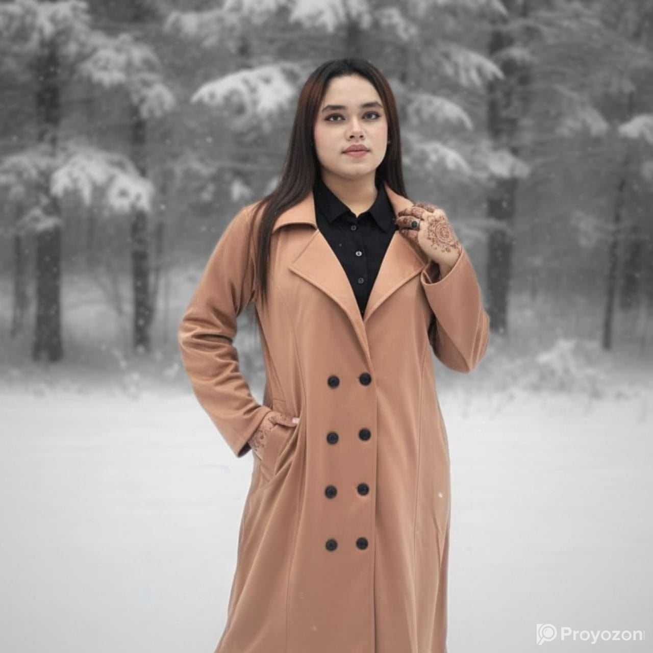 Stylish Ladies Overcoat