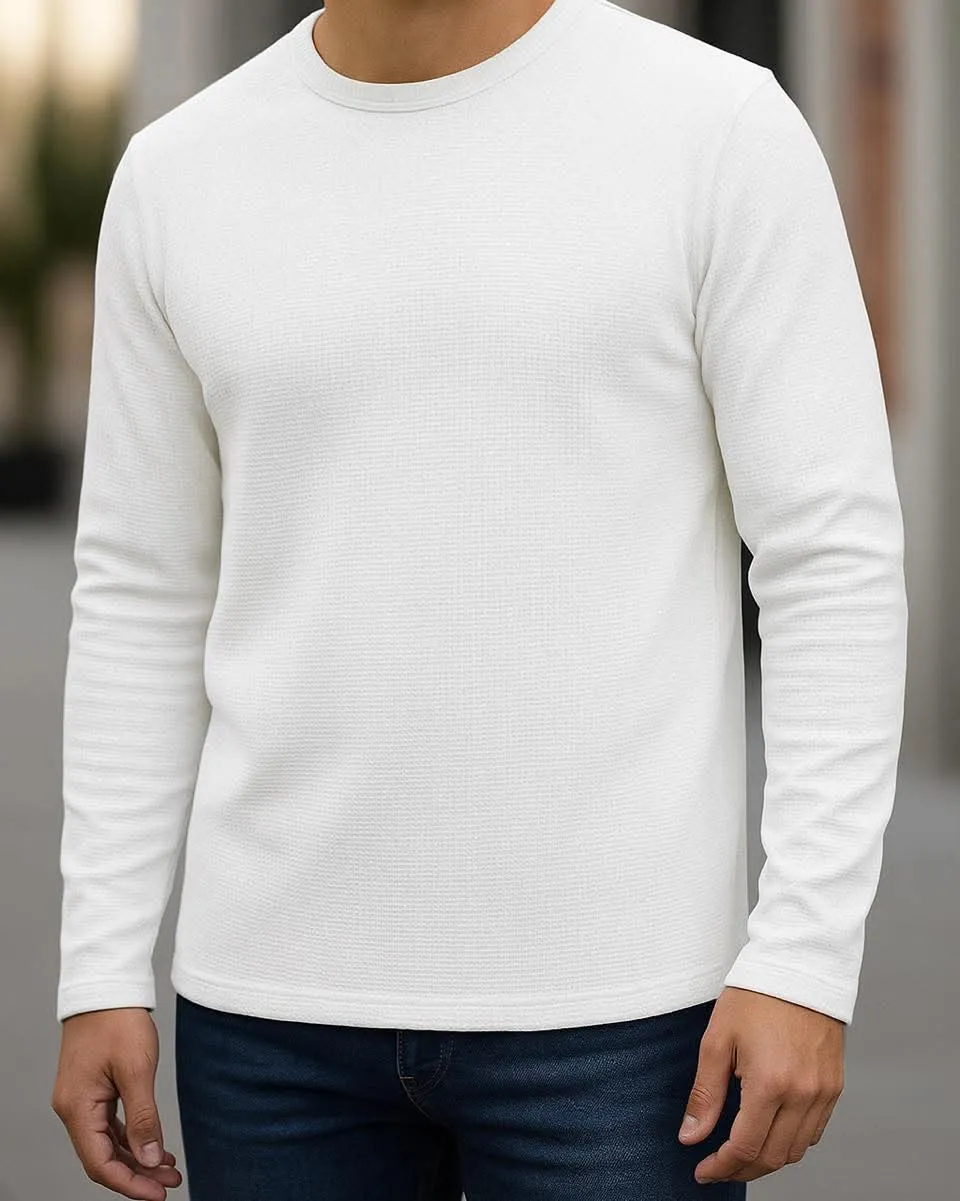 Waffle Full Sleeve T-Shirt