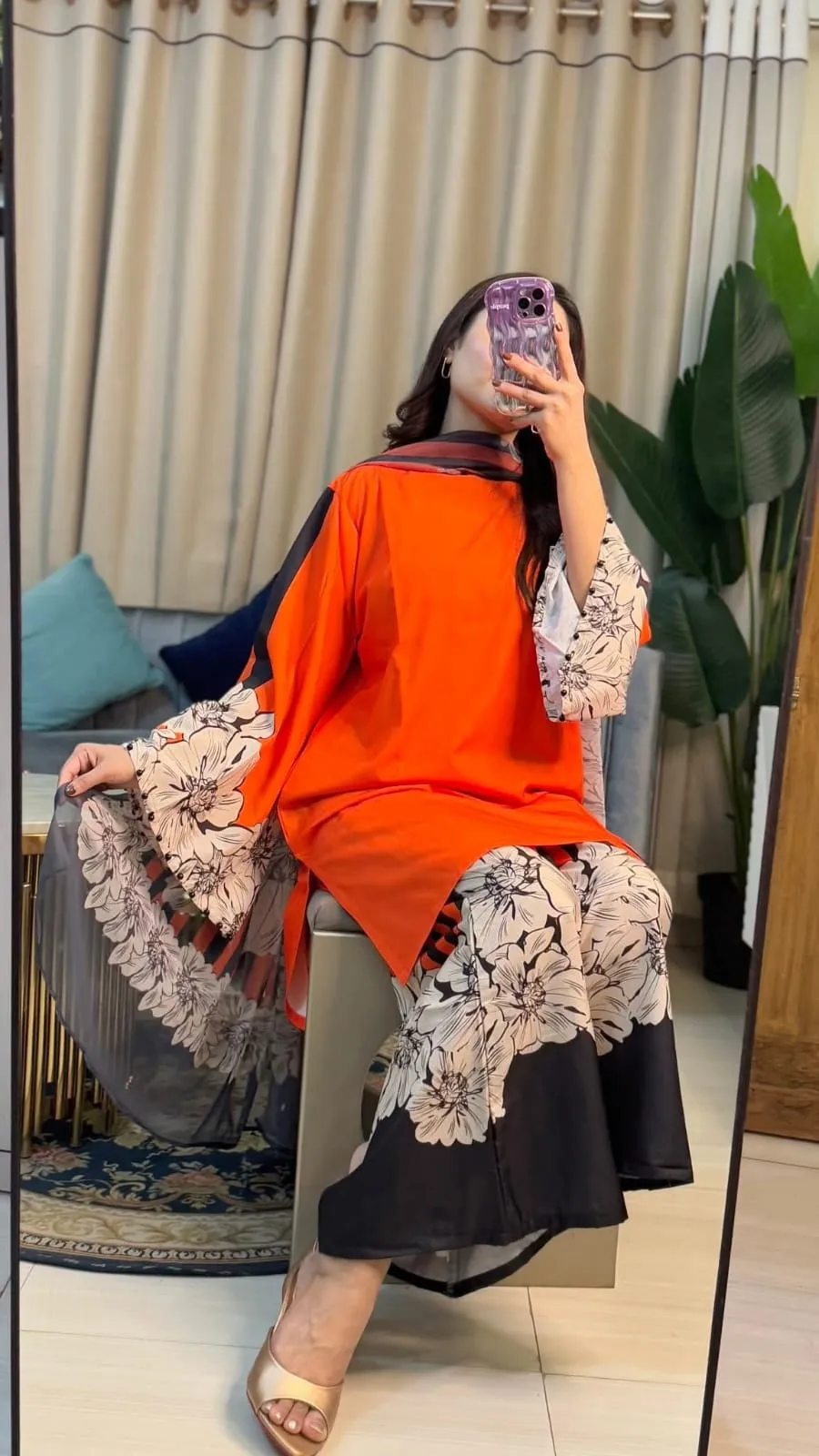 Digital Print Three Piece