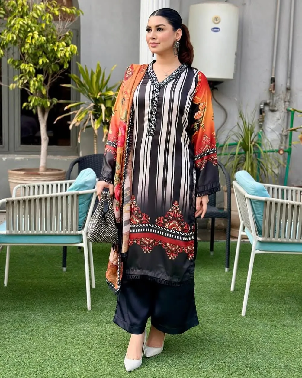 Digital Print Three Piece Set