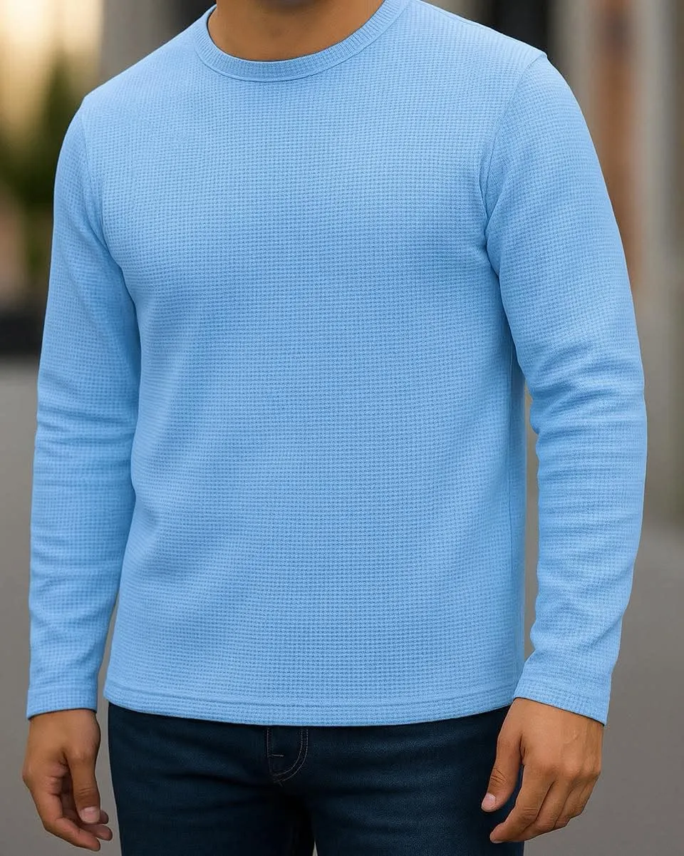 Waffle Full Sleeve T-Shirt
