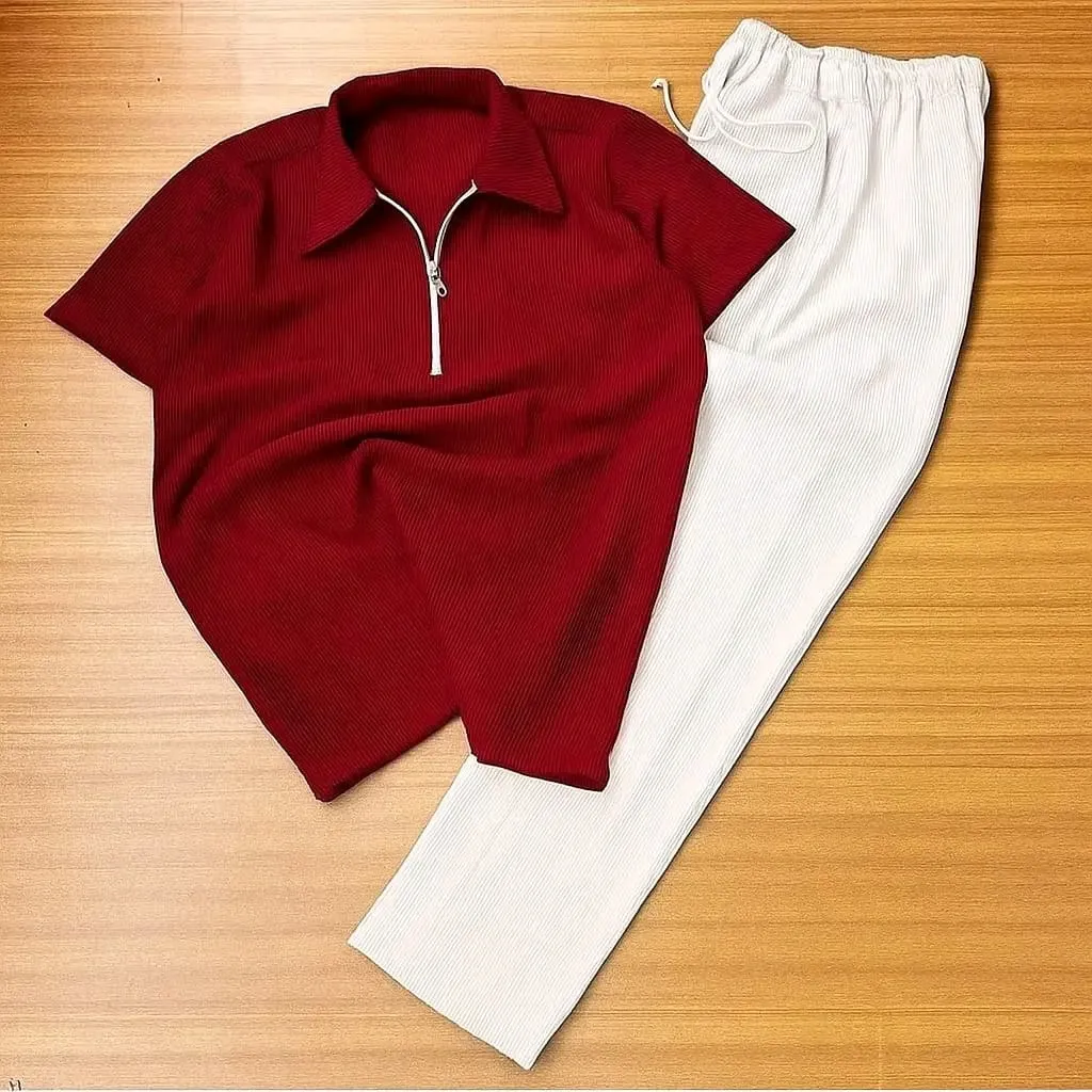 Stylish Rebed cotton set