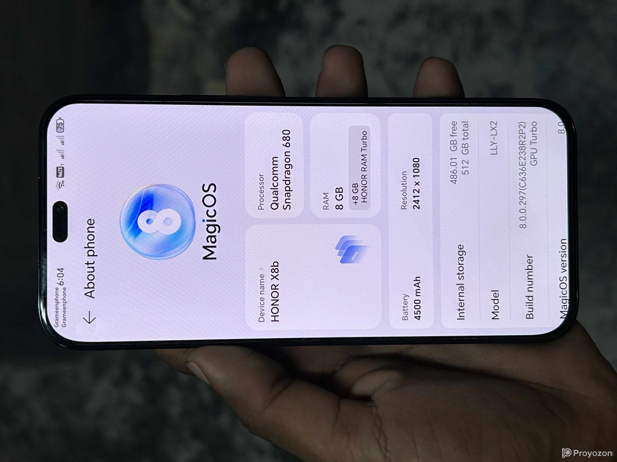 Honor X8b 8/512 Full box