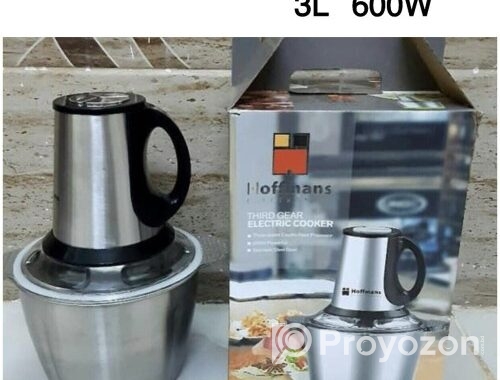 Hoffmans HM-8829, Food Chopper, Meat Grinder 3 liter 600W