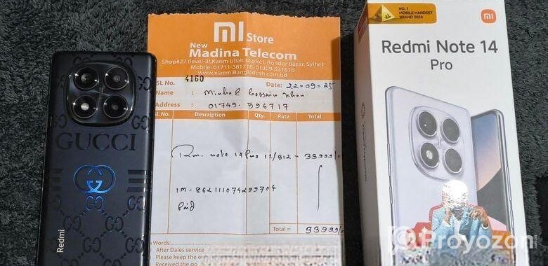 Xiaomi Redmi Note 14 pro 2025 (12/512GB) (New)