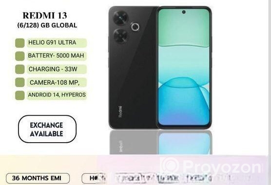 Xiaomi Redmi 13 [6+128] global. (New)