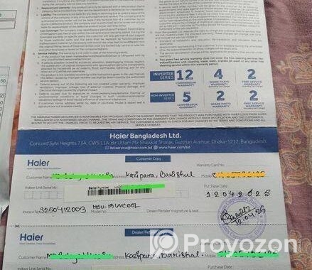 1.5Ton Uv Cool Inverter Ac 6.5 Month Used Only