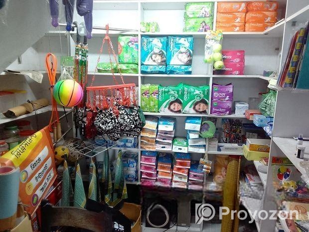 বোর্ড দিয়ে তৈরি দোকানের জন্য ৩টি রেক ও ১টি কাউন্টার বিক্রয় হইবে