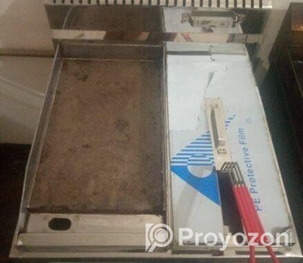 Commercial Hotplate with deep fryer
