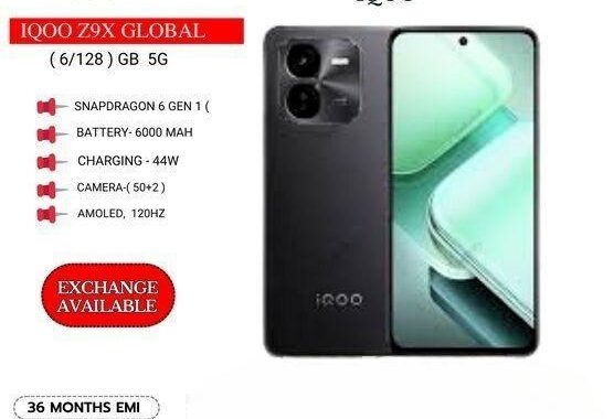 iQOO Z9X (6/128) নতুন 5g. (New)