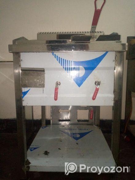 Commercial Hotplate with deep fryer