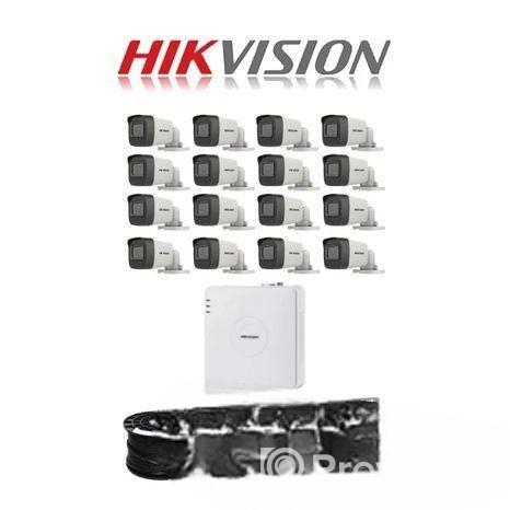 বাসা বাড়ি এবং দোকানের জন্য সি ক্যামেরাhikvision16 unit Cc camera