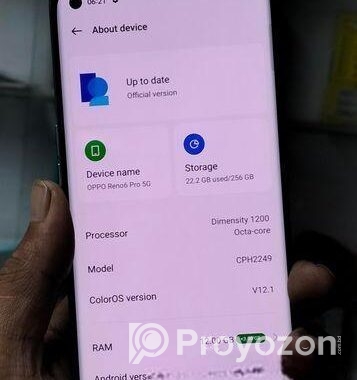 OPPO Reno 6 Pro Full fresh (Used)