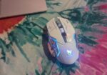 Wireless Gaming Mouse Rechargeable RGB Q13 White DPI Laptop