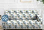 Damask seamless China Print Sofa Cover