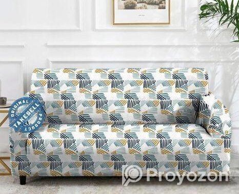Damask seamless China Print Sofa Cover