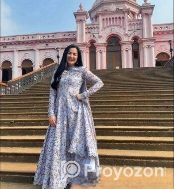 Hania Amir Inspired Digital Print Three Piece