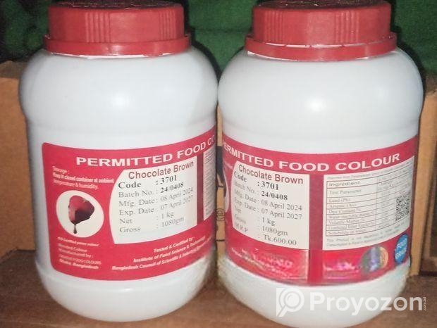 Cake Improver, Food Grade Colour, Instant Yeast