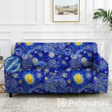 China Print Fabric Sofa Cover/ চায়না প্রিন্ট