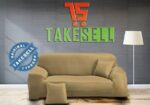 China Solid 2+2+1 Sofa Covers