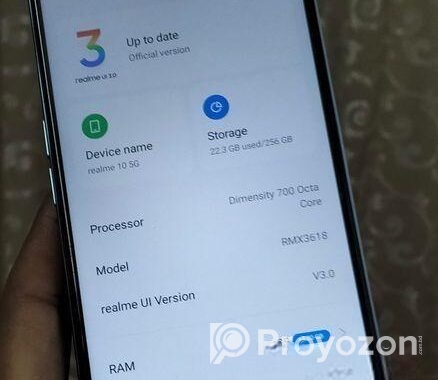 Realme 10 √ভার্সন ১২ √ (Used)