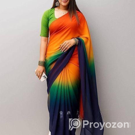 Rongdhonu Georgette sharee