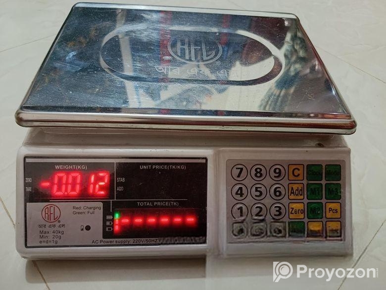 আরএফএল ডিজিটাল ওয়িং স্কেল ৪০ কেজি