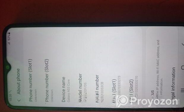 Samsung Galaxy A03S . (Used)