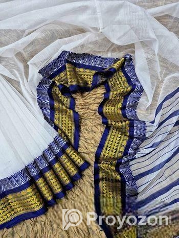 পিওর আড়ং তাতঁ কটন শাড়ী