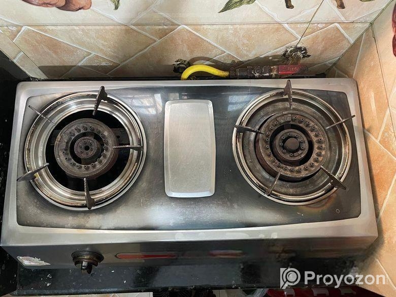 ডাবল বার্নার গ্যাসের চুলা বিক্রি হবে