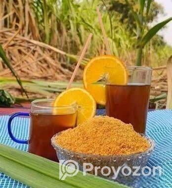 গ্রামীণ স্বাদের আখের লাল সুগার ।