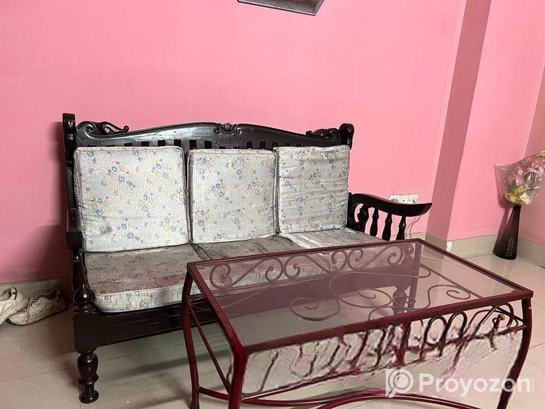 সেকুন কাঠের সোফা এবং টি টেবিল