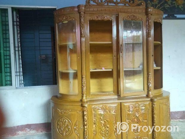 চমৎকার কাঠের শোকেস বিক্রি হবে