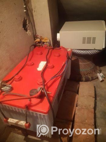 একটি ২০০ এম্পিয়ার আইপিএস ব্যাটারি এবং একটি৮০০ বিয়ে