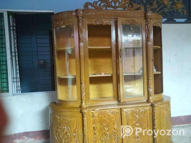 চমৎকার কাঠের শোকেস বিক্রি হবে