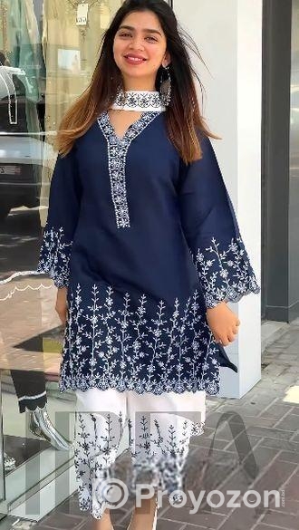 Embroidery Two Piece