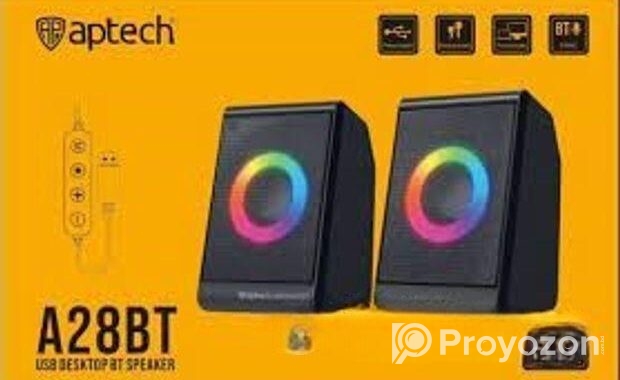 Aptech RGB USB Bluetooth Speaker- A28BT