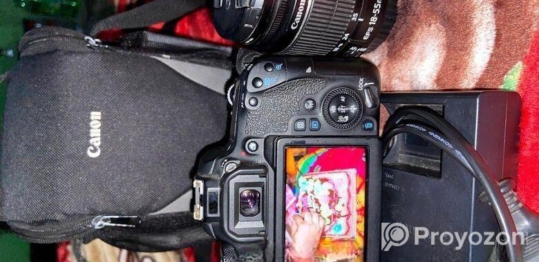 Canon 77D ক্যামেরা lens Kit+prime