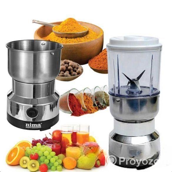 Nima 2-in-1 Electric Grinder & Juicer ব্লেন্ডার