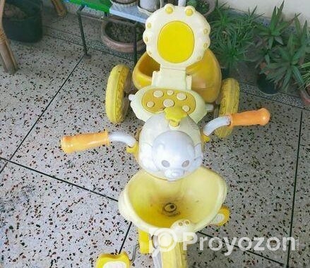 বাচ্চাদের তিন চাকার রিক্সা ।