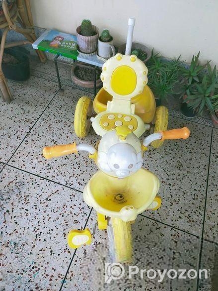 বাচ্চাদের তিন চাকার রিক্সা ।