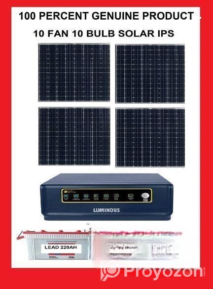 ১ ইন্ডিয়ান Luminous 10 ফ্যান 12 লাইট আইপিএস