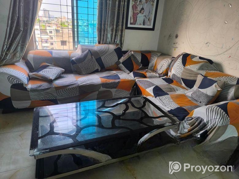 সোফা ও টি টেবিল