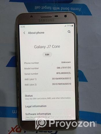 Samsung Galaxy J7 Core 4G (Used)