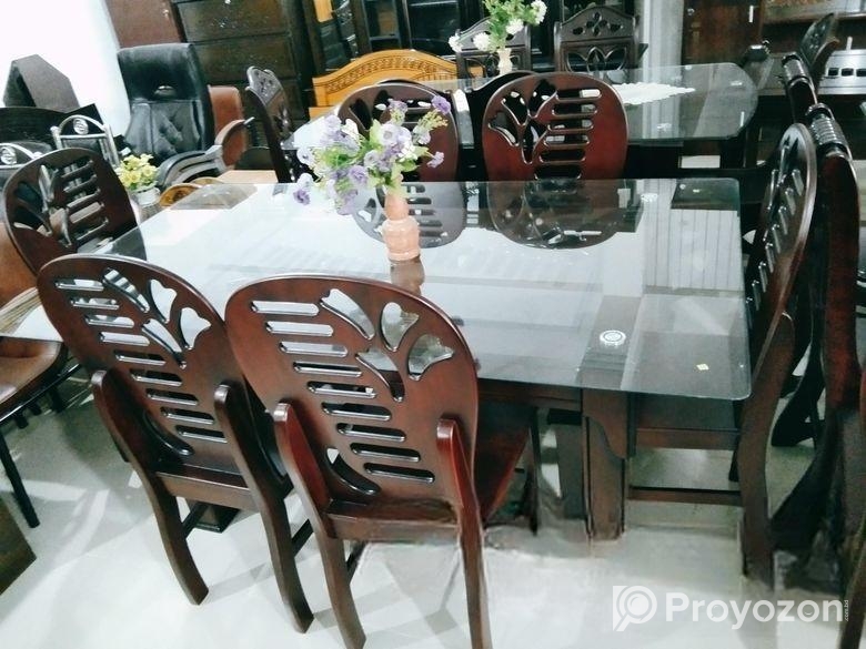 6 চেয়ার ডাইনিং টেবিল