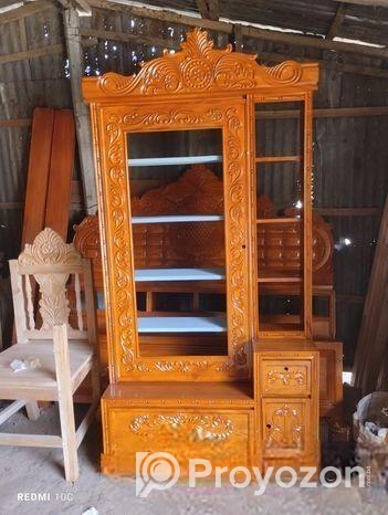 ডেসিন টেবিল মেহগুনি কাঠ